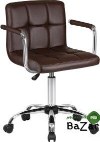Офисное кресло для персонала TERRY (коричневый)