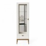 Витрина левая с зеркалом L BR601L/W White