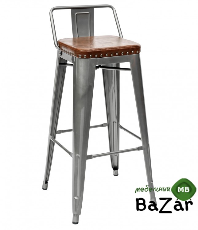 Стул барный TOLIX SOFT серебристый