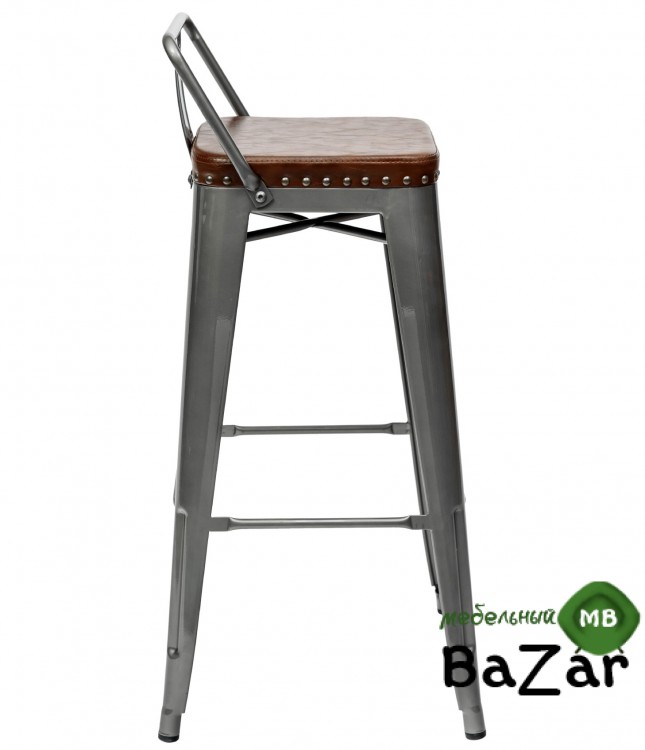 Стул барный TOLIX SOFT серебристый