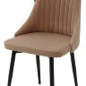 Стул Руссо Premier 08 Светло-коричневый, велюр / черный каркас Стул Руссо Premier 08 Светло-коричневый, велюр / черный каркас