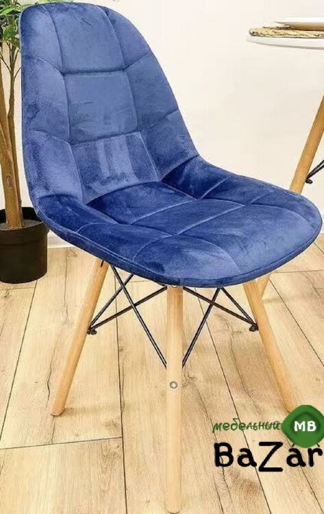 Стул Palermo в стиле Eames темно-синий