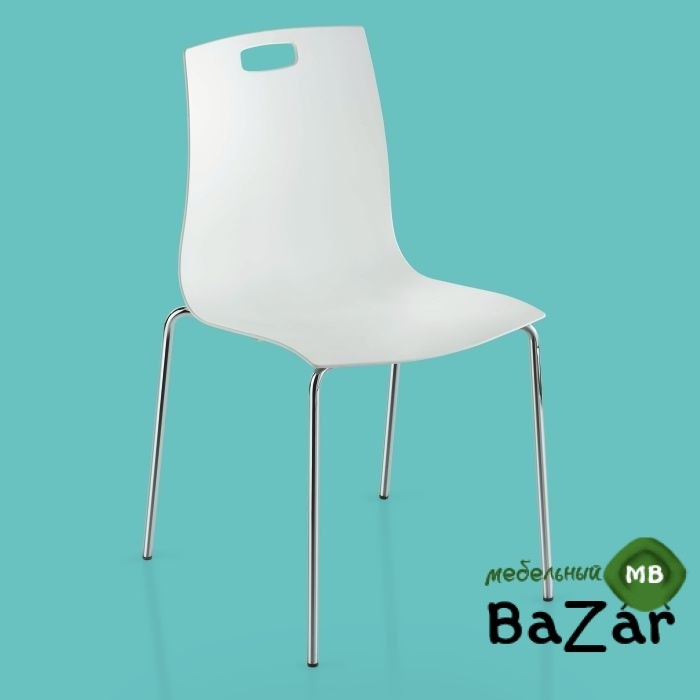 Стул OLLY 44.57 (G093/Z031 полипропилен белого цв.)