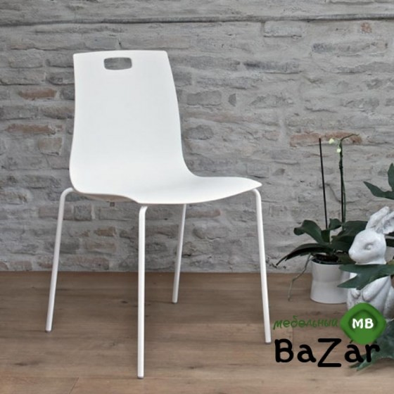 Стул OLLY 44.57 (G093/Z031 полипропилен белого цв.)