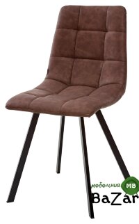 Стул CHILLI SQUARE RU-05 коричневый винтаж, PU Стул CHILLI SQUARE RU-05 коричневый винтаж, PU