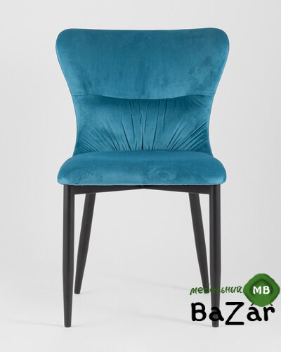 Стул Лилиан велюр темно-бирюзовый Стул Лилиан велюр темно-бирюзовый