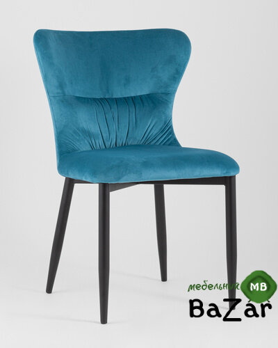 Стул Лилиан велюр темно-бирюзовый Стул Лилиан велюр темно-бирюзовый