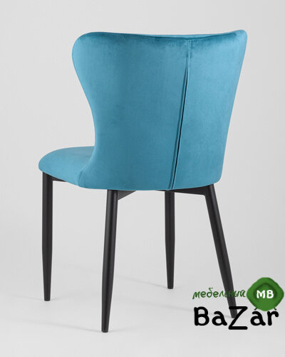 Стул Лилиан велюр темно-бирюзовый Стул Лилиан велюр темно-бирюзовый