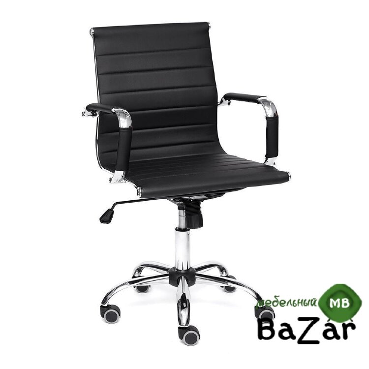 Кресло URBAN-LOW кож/зам черный