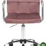 Офисное кресло для персонала TERRY (пудрово-розовый велюр (MJ9-32))
