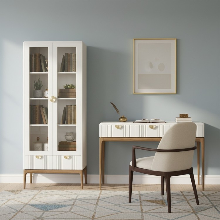 Библиотека(бока глухие) BR604W White