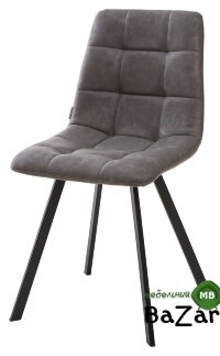 Стул CHILLI SQUARE RU-07 серая сталь, PU