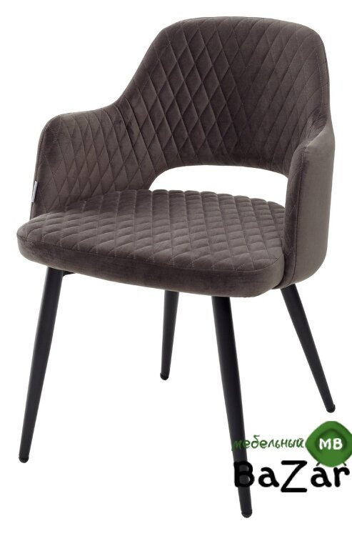 Стул FANTINE графит, велюр G108-11 Стул FANTINE графит, велюр G108-11