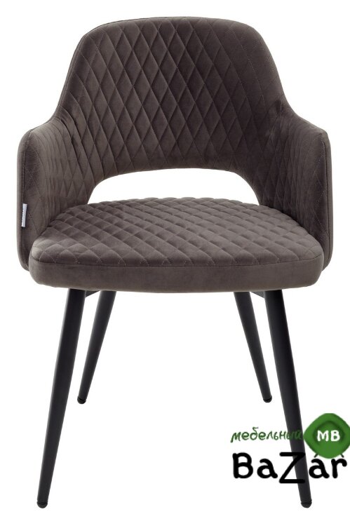 Стул FANTINE графит, велюр G108-11 Стул FANTINE графит, велюр G108-11
