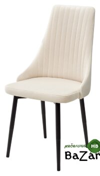 Стул Руссо Кремовый Catalana #C1, велюр / черный каркас Стул Руссо Кремовый Catalana #C1, велюр / черный каркас