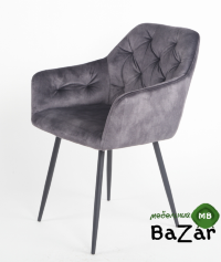 Стул PERU BLUVEL-14 GREY, велюр