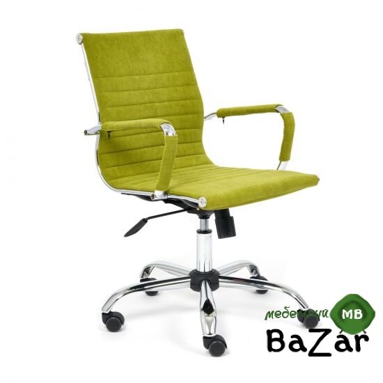 Кресло URBAN-LOW флок олива