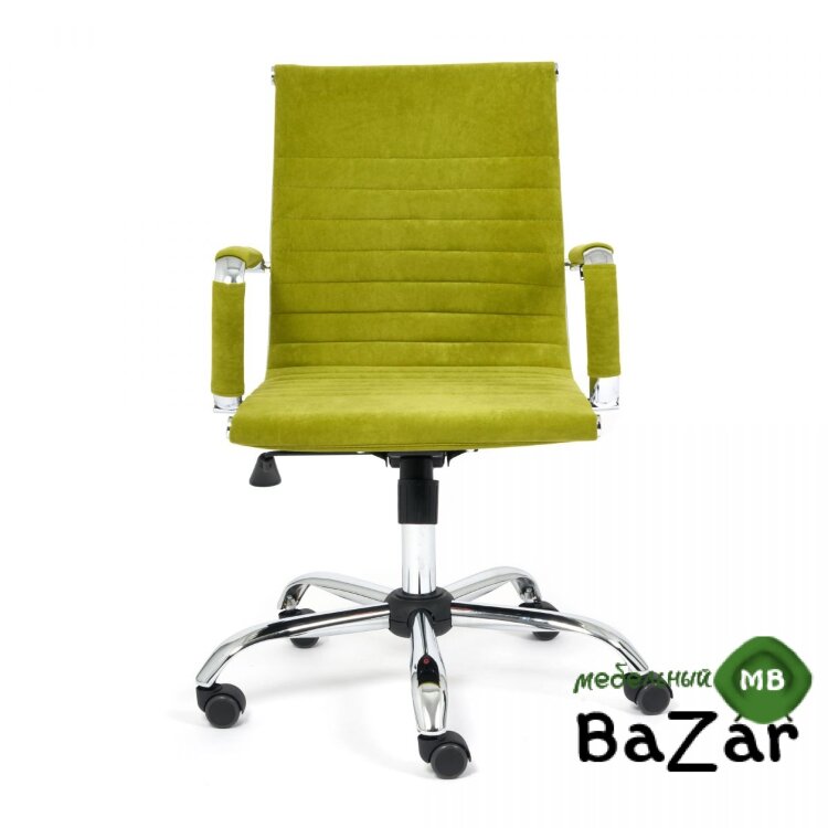 Кресло URBAN-LOW флок олива