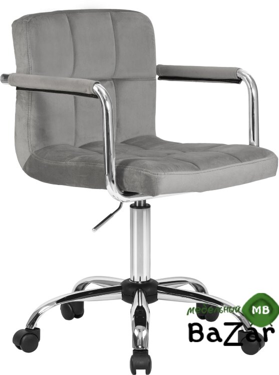 Офисное кресло для персонала TERRY (серый велюр (MJ9-75))