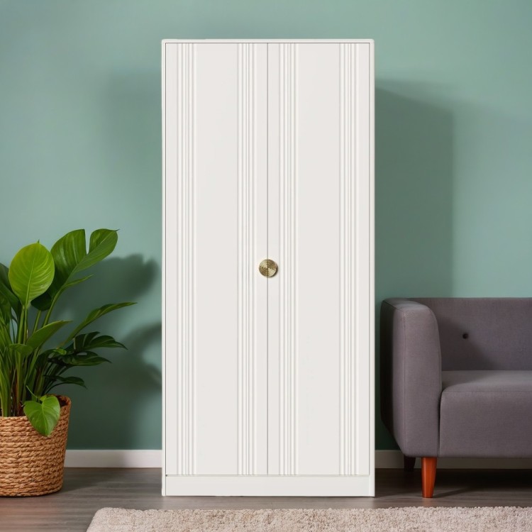 Шкаф 2 двери BR802W White