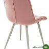Стул MONACO UF910-08 PINK, велюр/капучино каркас