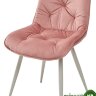 Стул MONACO UF910-08 PINK, велюр/капучино каркас