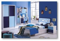 Спальня Bambino MK-4622-BL кровать, тумбочка, шкаф