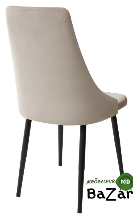 Стул Руссо Латте Catalana #C4, велюр / черный каркас Стул Руссо Латте Catalana #C4, велюр / черный каркас