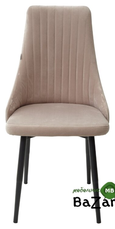 Стул Руссо Латте Catalana #C4, велюр / черный каркас Стул Руссо Латте Catalana #C4, велюр / черный каркас