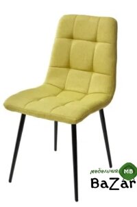 Стул ДИЛАН, цвет лайм #20, ткань / черный каркас Стул ДИЛАН, цвет лайм #20, ткань / черный каркас