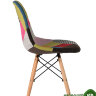 Стул Patchwork в стиле Eames розовый ткань