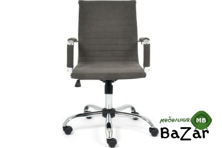 Кресло URBAN-LOW флок серый