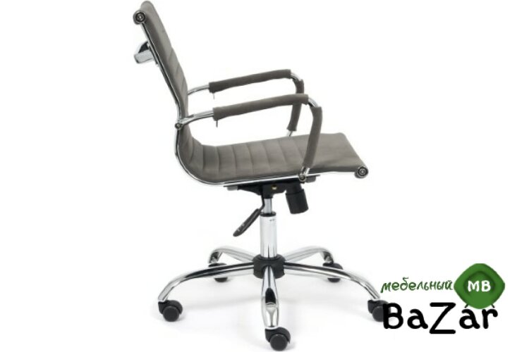 Кресло URBAN-LOW флок серый