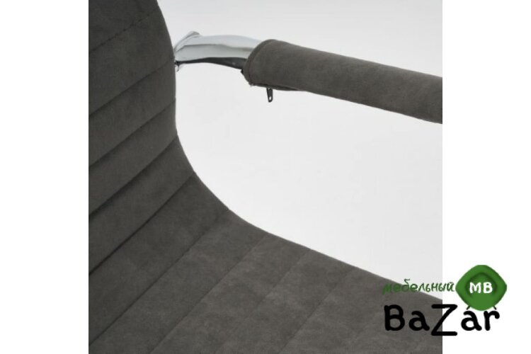 Кресло URBAN-LOW флок серый