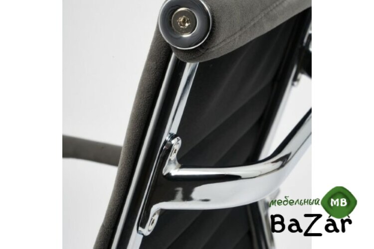 Кресло URBAN-LOW флок серый