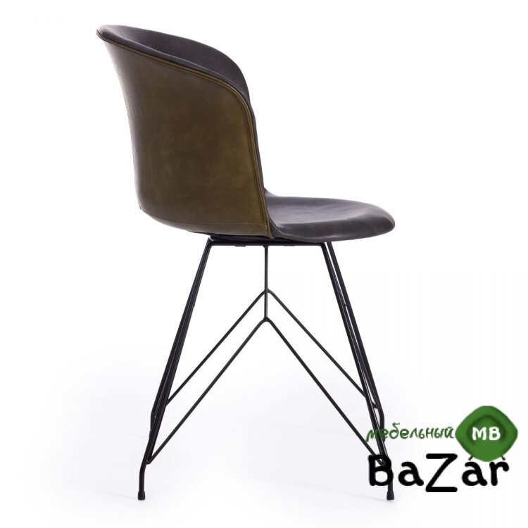 Стул KRANZ (mod. 9322М) Grey (Cерый) 7 / Olive (Оливковый) 19 / черный Стул KRANZ (mod. 9322М) Grey (Cерый) 7 / Olive (Оливковый) 19 / черный