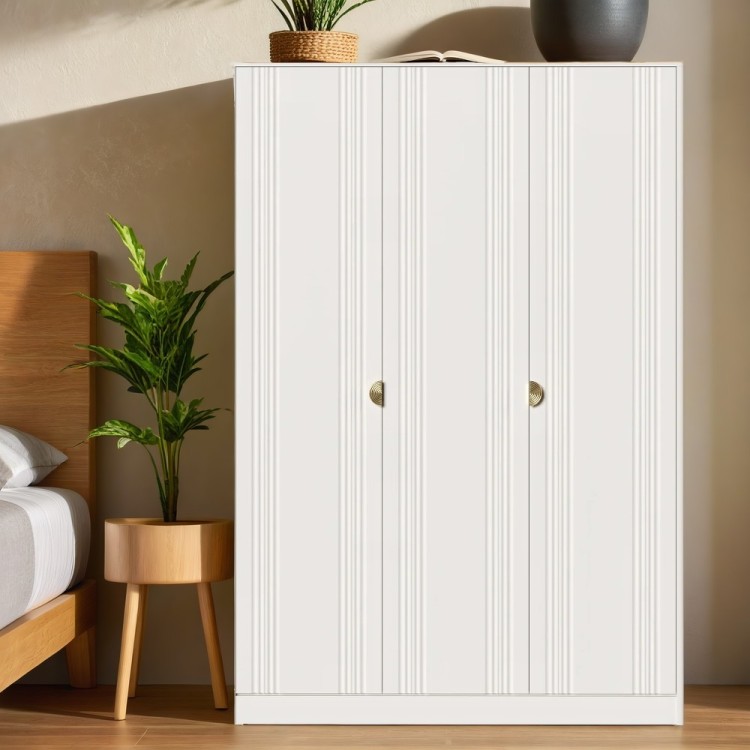 Шкаф 3 двери BR803W White