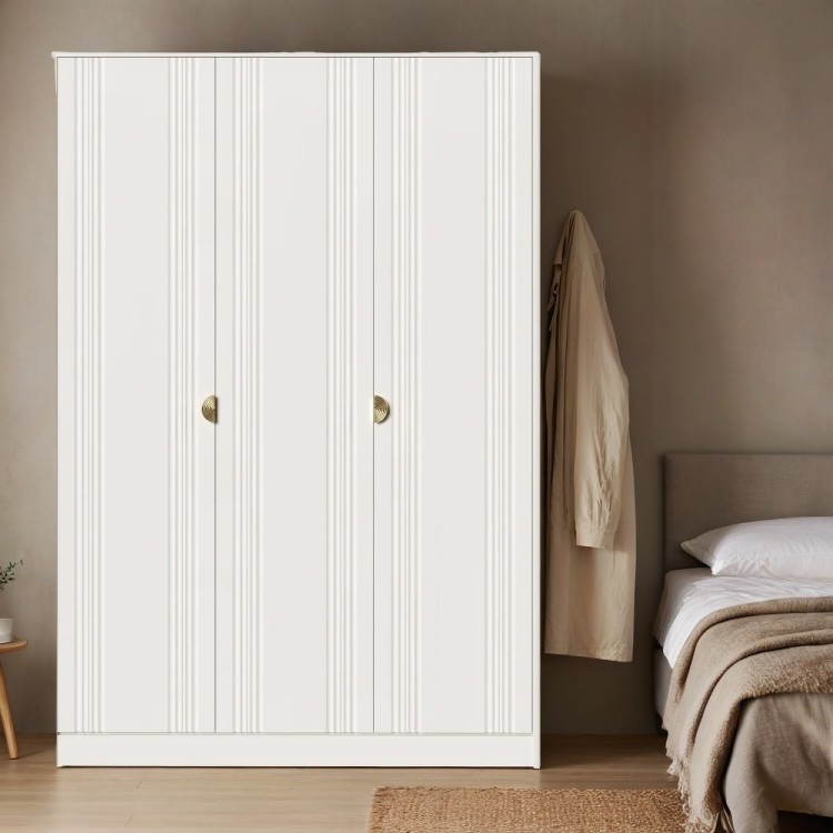Шкаф 3 двери BR803W White