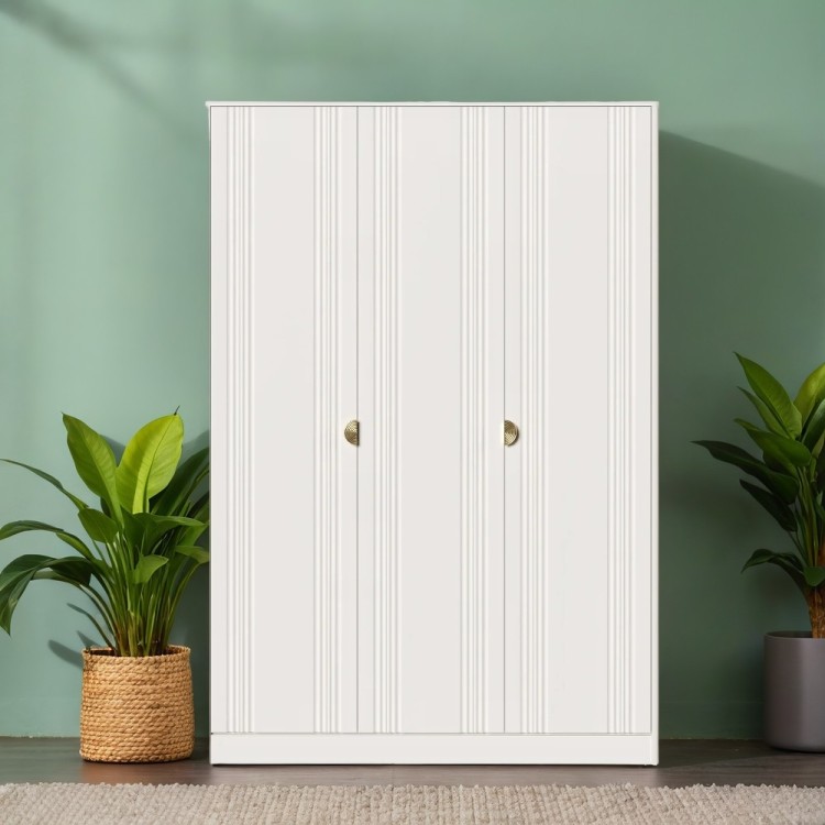 Шкаф 3 двери BR803W White