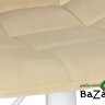 Стул барный TAILOR WHITE (бежевый велюр (MJ9-10))
