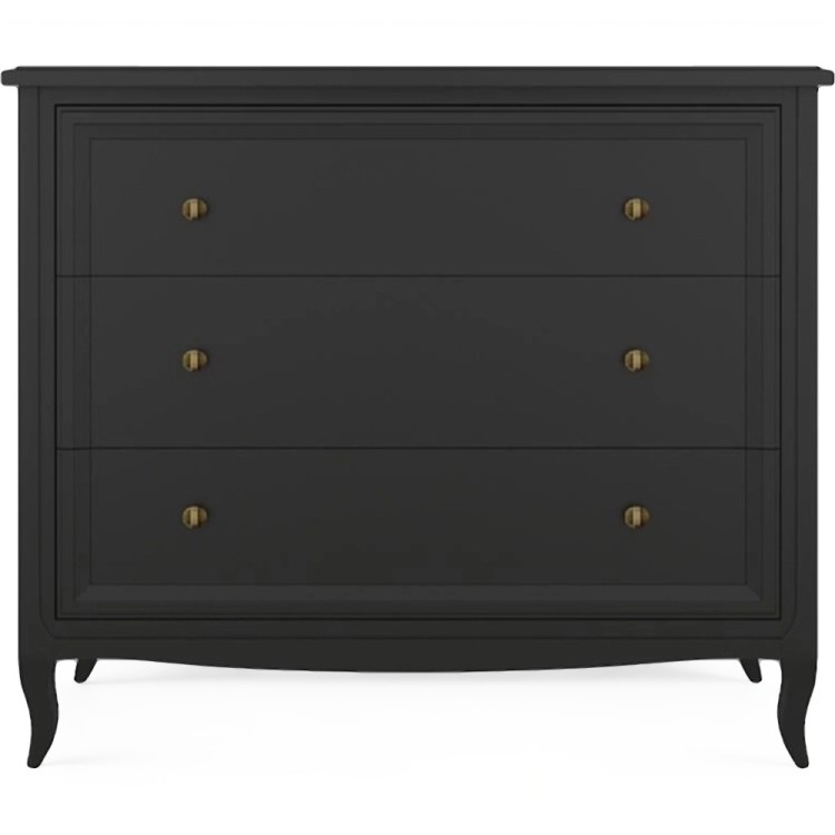 Комод 3 ящика М401BL черный