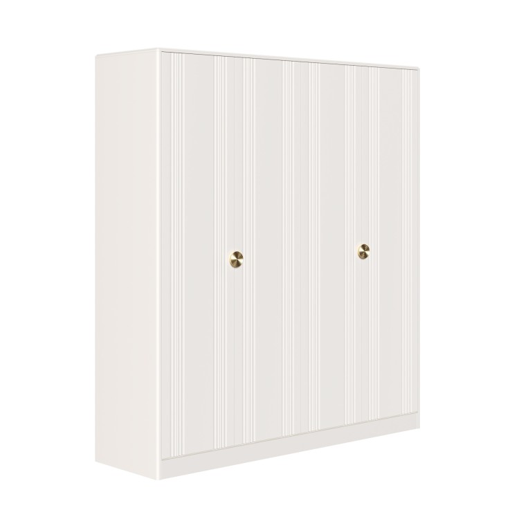 Шкаф 4 двери BR804W White