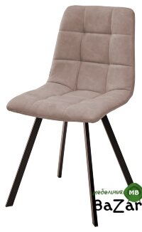 Стул CHILLI SQUARE RU-09 серо-бежевый винтаж, PU