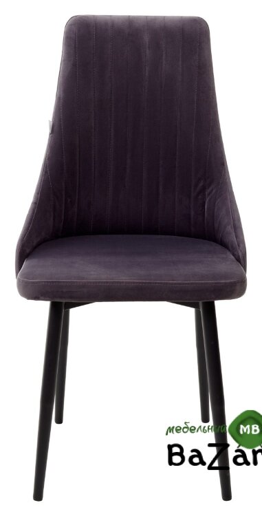 Стул Руссо Серый Catalana #C8, велюр / черный каркас