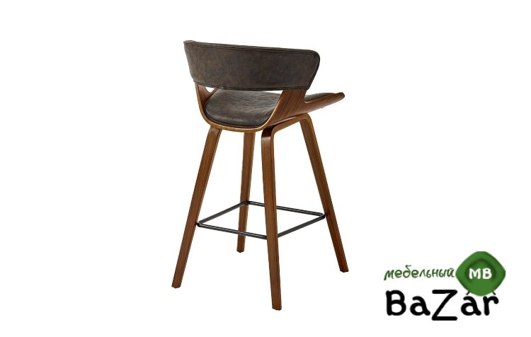 Стул барный JY3080-1109 коричневый PU#Y15-04/орех