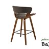 Стул барный JY3080-1109 коричневый PU#Y15-04/орех