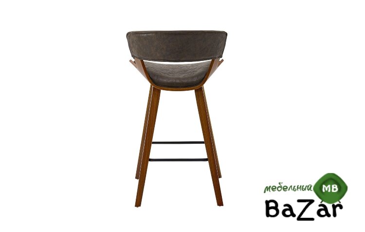 Стул барный JY3080-1109 коричневый PU#Y15-04/орех