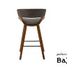 Стул барный JY3080-1109 коричневый PU#Y15-04/орех