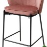 Полубарный стул WENDY BLUVEL-52 PINK (H=65cm), велюр