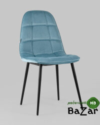 Стул Тейлор велюр пыльно-голубой Стул Тейлор велюр пыльно-голубой